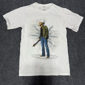 Jason Aldean 2010 Tour T-Shirt Unisex Adults's S White Graphic Print Vintage